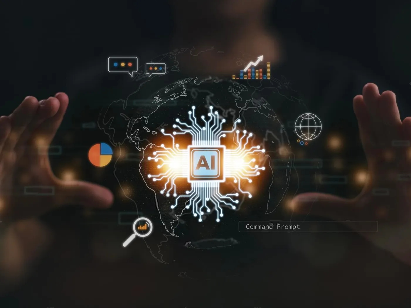 AI automation connecting business data and workflows