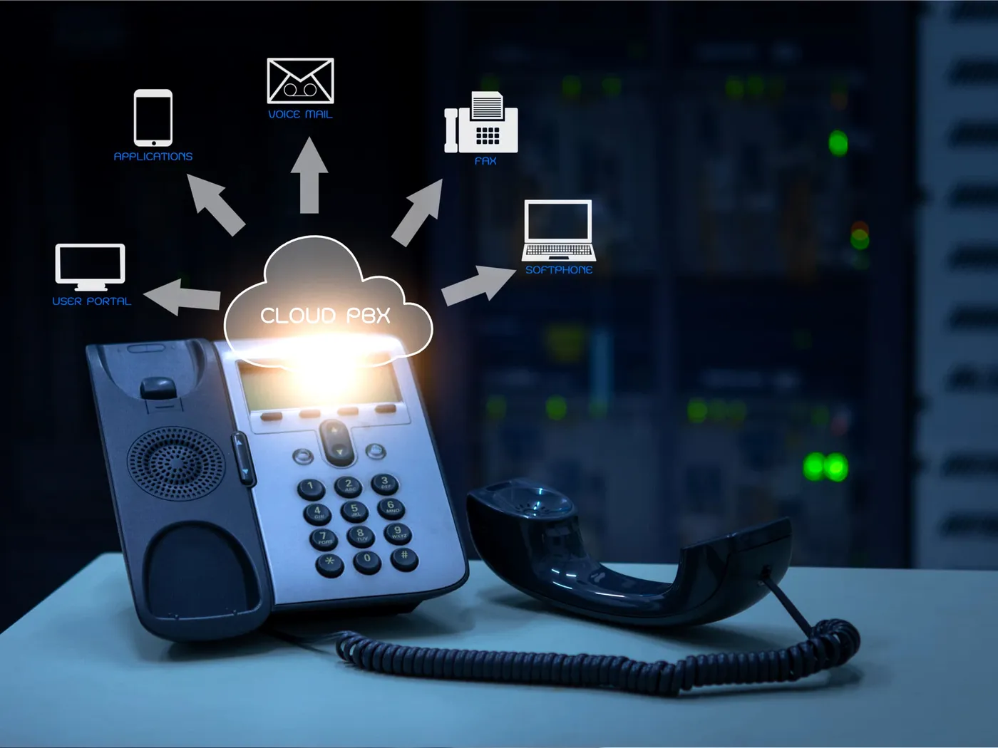 Desk phone alongside cloud-based calling and messaging tools